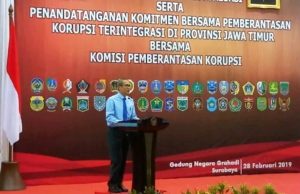 38 Bupati dan Walikota Hingga Gubernur Jatim Tandatangani Komitmen Pemberantasan Korupsi dengan KPK