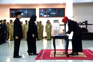 Bupati Jember Lantik Puluhan Pejabat di Jember