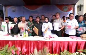 Polda Jatim Gelar Pemusnahan Barang Bukti Narkoba