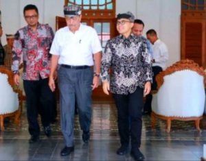 Beginilah Pernyataan Menko Luhut Saat Hadiri Rapat Koordinasi Sinergitas Tiga Pilar di Banyuwangi di Banyuwangi