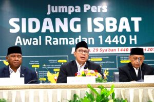 Sidang Isbat, Pemerintah Tetapkan 1 Ramadan 1440H Pada 6 Mei 2019
