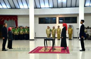 Lantik Dua Pejabat JA dan Pengawas, Bupati Jember Harap Protasi Kuatkan Sinergisitas antar Dinas di Jember