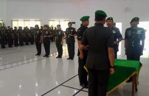 Danrem 084/Bhaskara Jaya Pimpin Sertijab Lima Dandim