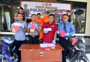Tim Gabungan Satreskrim Polres dan Polsek Bangli Berhasil Ungkap Dua Kasus Curanmor