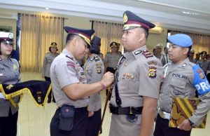 AKBP Yudith S Hananta Pimpin Sertijab Iptu Debi Wiharjayadi Sebagai Kasat Lantas Polres Badung