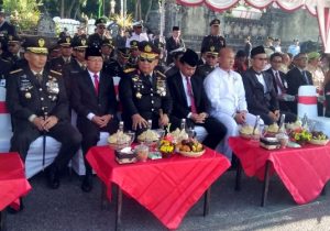 ‘TNI Profesional Kebanggaan Rakyat’ Kodam IX/Udayana Gelar Upacara HUT TNI ke-74 Tahun
