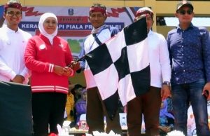 Buka Acara Grand Final Kerapan Sapi Piala Presiden 2019, Gubernur Jatim Pesan Cintailah Hewan