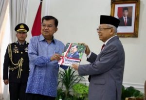 Sebelum Kunker ke Jepang, Wapres Ma’ruf Amin Serah Terima Jabatan dari Jusuf Kalla