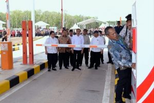 Kunker ke Lampung, Presiden Jokowi Resmikan Ruas Tol Trans – Sumatera
