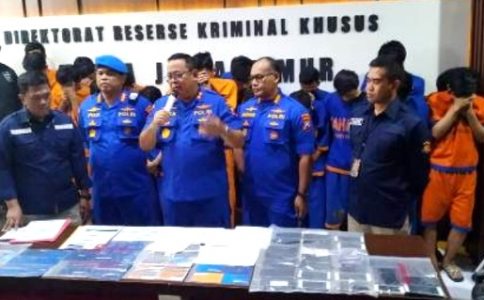 Tim Subdit Siber Ditreskrimsus Polda Jatim Berhasil Amankan Belasan Hacker