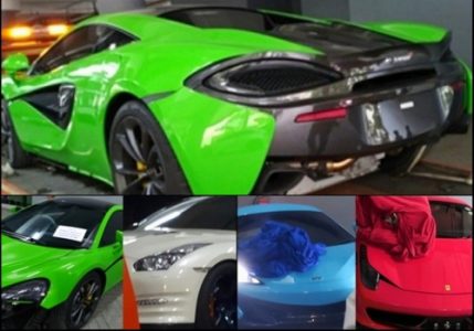Mobil Super Cepat, Polda Jatim Berhasil Amankan 8 Unit Mobil Mewah