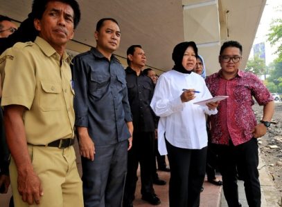 Walikota Surabaya Bersama Jajarannya Tinjau Revitalisasi Gelora Pancasila serta Pembangunan Museum Olahraga