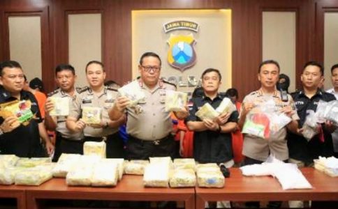 Selama Januari 2020, Polda Jatim Berhasil Ungkap 635 Kasus Peredaran Narkoba