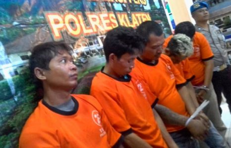 Polres Klaten Bekuk Kawanan Perampok Pabrik Sarung Tangan