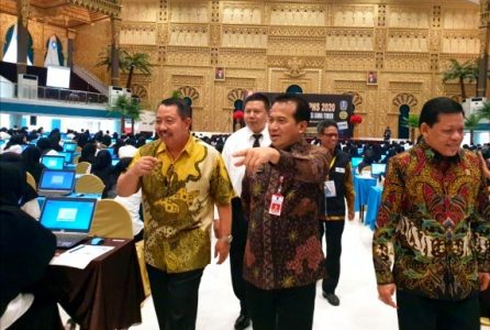 Komisi A DPRD Jatim Monitoring Pelaksanaan Seleksi Kompetensi Dasar CPNS di Kampus UNESA Surabaya