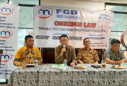 Terkait RUU Cipta Kerja, IMO Indonesia Bentuk Timsus untuk Merekomendasikan ke Pemerintah dan DPR