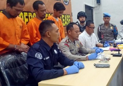 Ungkap Kasus Narkoba, Kapolres Jembrana Gelar Press Release