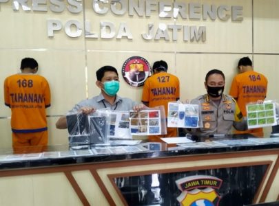 Manfaatkan Situasi Pandemi Covid-19, Tiga Pelaku Komplotan Spesialis Pembobol ATM Diringkus Polda Jatim