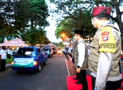 Sebanyak 21.700 Paket Sembako Mulai Didistribusikan ke 11 Kecamatan di Banyuwangi di Banyuwangi