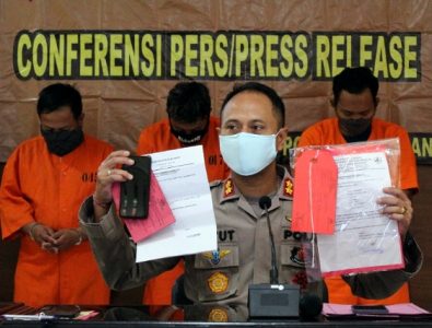 Press Release, Polres Jembrana Ungkap Surat Keterangan Kesehatan Palsu