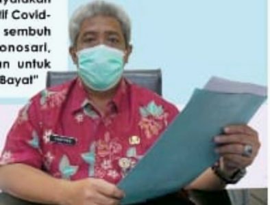 Info Terkini Covid-19 Klaten, dr Cahyono: Hari Ini Sembuh 4 Orang, Tambah 1 Kasus Positif