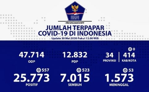 Pasien Sembuh COVID-19 Bertambah 523, Jubir: Ada 10 Provinsi Tak Laporkan Kasus Positif
