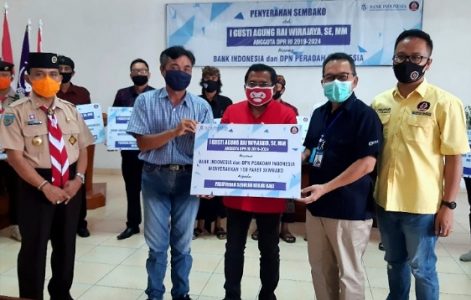 Terima Bantuan Paket Sembako, PASEK Jatim Ucapkan Terimakasih Kepada Anggota DPR RI Dapil Bali dan BI