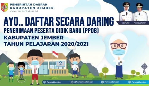 Inilah Jadwal Pendaftaran PPDB Online Tahun Pelajaran 2020/2021 di Kabupaten Jember di Jember