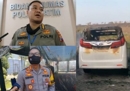 Pembakaran Mobil Seorang Publik Figur, Polisi Amankan Pelaku dan Barang Bukti