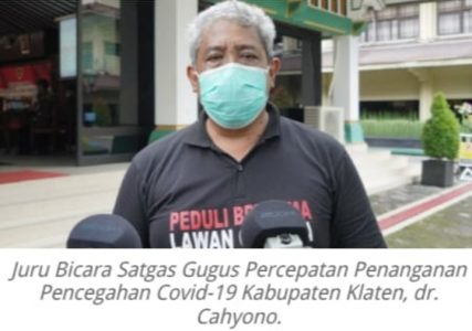 Update Per 12 Juli: Klaten Tambah Lagi 2 Pasien Covid-19, Warga Asal Cawas