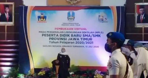 Di Jatim, Sebanyak 400 Ribu Peserta Didik Baru Jenjang SMA/SMK Negeri dan Swasta Ikuti MPLS Daring