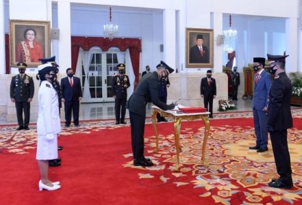 Prasetya Perwira, Presiden Jokowi Lantik 750 Perwira TNI-Polri Tahun 2020