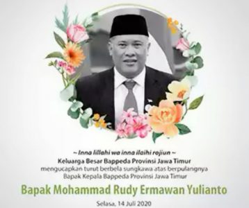 Kepala Bappeda Jatim Tutup Usia Akibat Covid-19, Gubernur Khofifah Ucapkan Bela Sungkawa