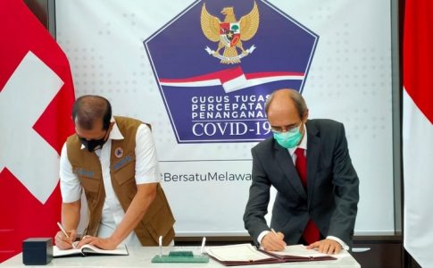 Pemerintah Indonesia dan Konfederasi Swiss Tandatangi MoU Kerja Sama di Bidang Penanggulangan Bencana