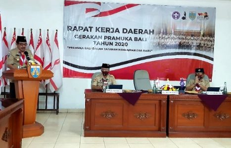 Kwarda Bali Gelar Rakerda Tahun 2020 Secara Virtual dan Tatap Muka Terbatas