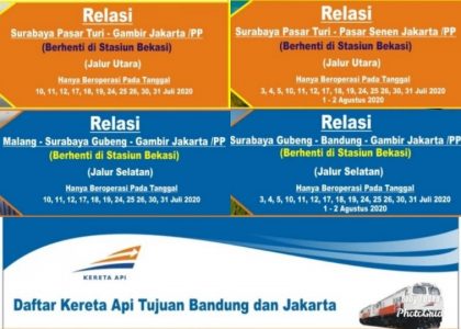 Daop 8 Surabaya Kembali Tambah Dua Perjalanan Kereta Jarak Jauh Surabaya Menuju Jakarta