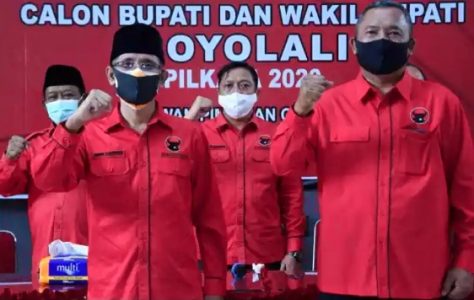 DPC PDIP Boyolali Deklarasikan Pasangan Cabup dan Cawabup di Pilkada 2020