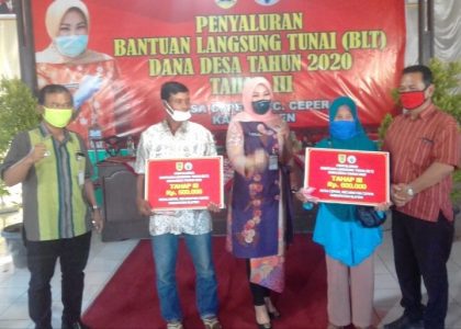 Kunjungan Bupati Klaten di Ceper, Janjikan Penghargaan Khusus Kepada Ketua RT dan RW