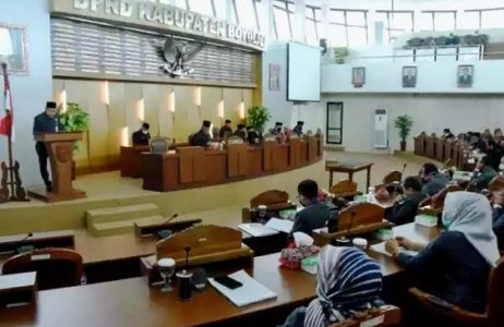 Dalam Sidang Paripurna, DPRD Boyolali Sampaikan Pendapat Akhir Pembahasan Ranperda