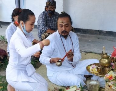 Tempati Kantor Baru, DPW IMO Bali Gelar Upacara Prayascita dan Caru Nguwak
