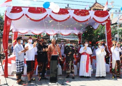Wagub Bali Cok Ace Hadiri Peresmian Gereja Katolik Santa Maria Ratu Rosari Gianyar