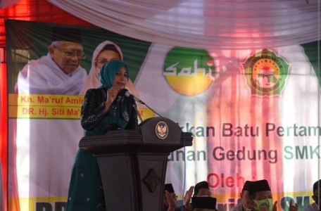 Peletakan Batu Pertama Pembangunan SMK SAHI, Bupati Jember: Jangan Sampai Ada Anak Putus Sekolah di Jember