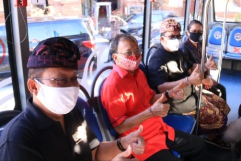Transportasi Bus Trans Metro Dewata Resmi Lounching oleh Gubernur Bali Wayan Koster