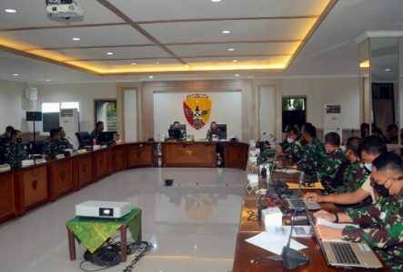 Kodam IX/Udayana Gelar Taklimat Awal Audit Kinerja Itjen TNI TA 2020 di Wilayah Bali Nusra