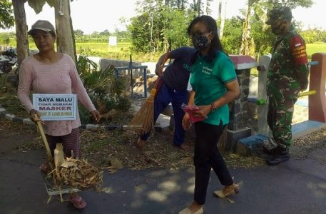 Giat Operasi Yustisi di Desa Bulusan, 20 Orang Terjaring Petugas dan Kena Sanksi