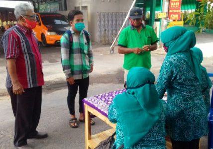 Gustu Covid-19 Desa Kedungan Gelar Operasi Masker, 22 Orang Pelanggar Terjaring Kena Sanksi