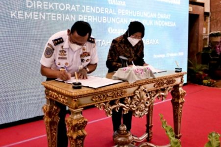 Bersinergi dengan Pemkot Surabaya, Dirjen Perhubungan Darat Kemenhub RI akan Bangun Transportasi Umum Perkotaan
