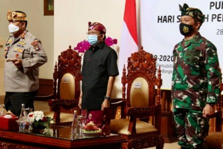 Gubernur Bali Ikuti Upacara Hari Sumpah Pemuda ke-92 Dipimpin Presiden Melalui Video Conference