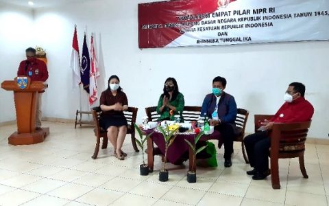 Masih Suasana Hari Kesaktian Pancasila, Rai Wirajaya Sosialisasikan 4 Pilar Kebangsaan di Gedung Kwarda Bali