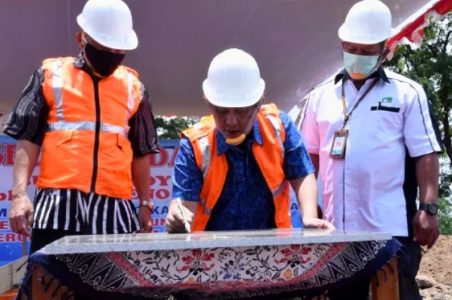 Lama Menunggu, Akhirnya Pembangunan Kantor Perumda Tirta Ampera Boyolali Mulai Digarap